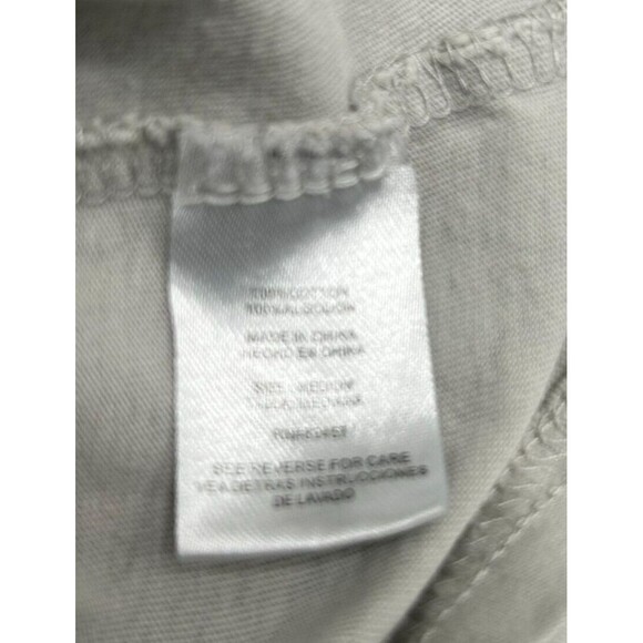 DISNEY Mickey Mouse Long-Sleeved Gray T-Shirt-Christmas Green/Red-Women's Sz M - Picture 7 of 9